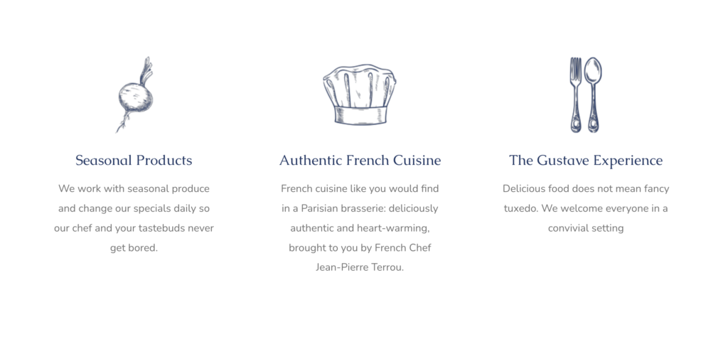 Gustave - French Restaurant in Miami - French restaurant Website - Bistro Website - French restaurant Web Design - Bistro Web Design - Brasserie Web Design - AHBC Group Branding & Marketing Agency Miami
